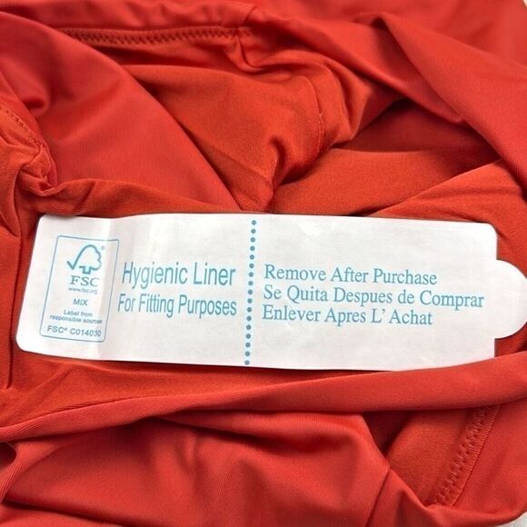 Andie Swim The Luzon One Piece - Eco Nylon - Chili Pepper- Classic Size L NWT - Picture 7 of 10